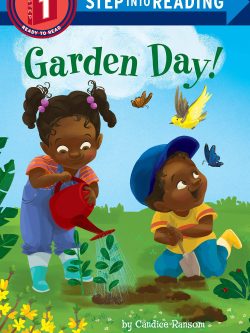 black kids in a garden